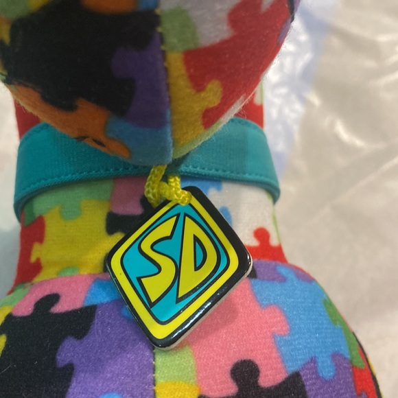 Scooby Doo plush 12” puzzle Pice print - Picture 3 of 8